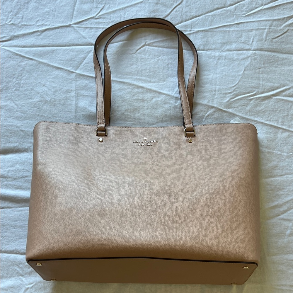 Kate Spade Beige Leather Tote